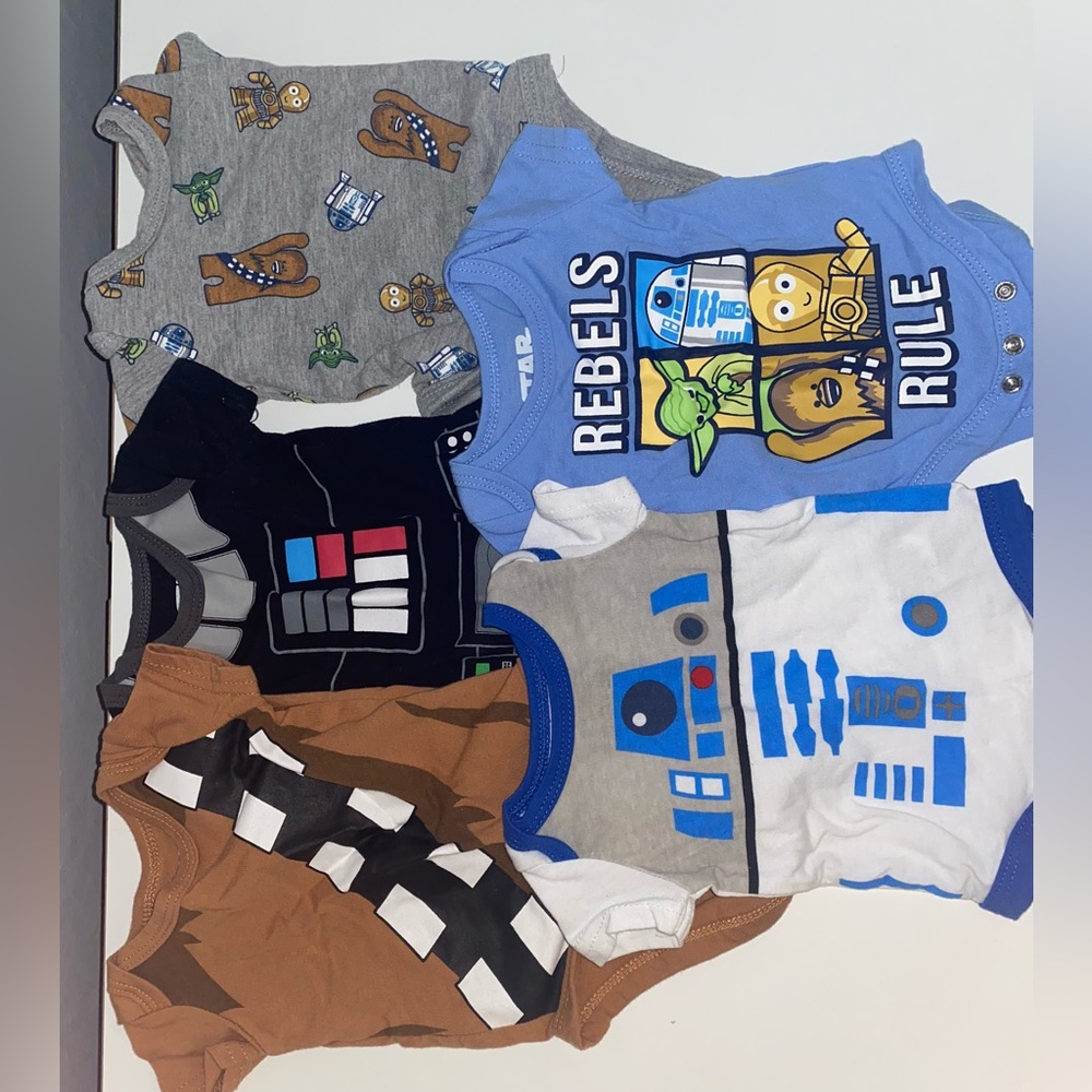 Star Wars Newborn Onesie Bundle